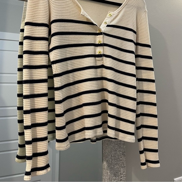 J.Crew Striped Long Sleeve Shirt - Picture 2 of 2